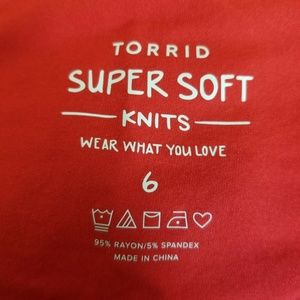 torrid Tops - Torrid 6X Super Soft Knits Shirt Tank Top Red torrid Tops - Torrid 6X Super Soft Knits Shirt Tank Top Red